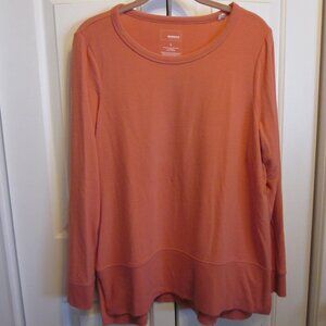 Sonoma Orange Sweater Tunic Sz L